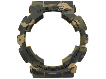 Casio Replacement Green Camouflage Resin Bezel GA-100CM-5 GD-120CM-5 GA-100CM GD-120CM