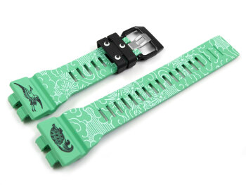Genuine Casio Turquoise Watch Strap GBD-800SLG-3...
