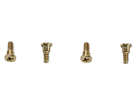 4 Genuine Casio goldtone screws DW-5600THC for positions 1H 5H 7H and 11H
