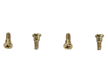 4 Genuine Casio goldtone steel screws DW-5600BBMB-1ER...