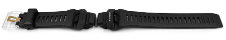 Casio replacement black-grey resin watch band GBD-H1000-1A9  with translucent buckle