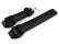 Casio replacement black-grey resin watch band GBD-H1000-1A9  with translucent buckle
