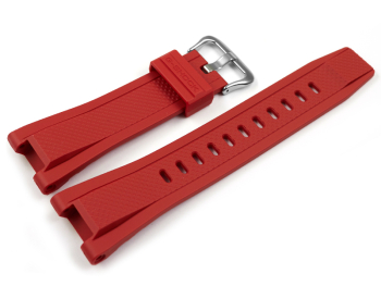 Casio Red Resin Watch Strap GST-W300G-2A1