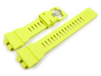 Genuine Casio Yellow Resin Watch Band for GBA-800-9A