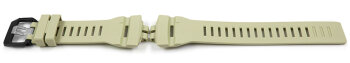 Genuine Casio Replacement Light Beige Resin Watch Band...