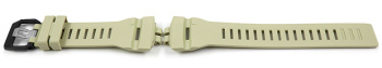 Genuine Casio Replacement Light Beige Resin Watch Band GBD-200-1 GBD-200SM-1A6