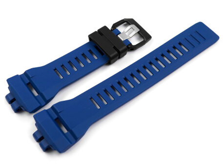 Genuine Casio Replacement Blue Resin Watch Band GBD-200-2...