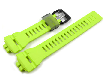 Genuine Casio Replacement Lime Green Resin Watch Band...