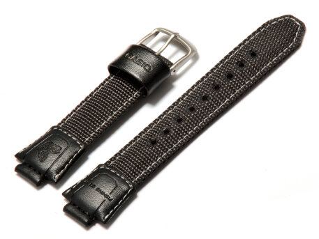 Watch strap Casio for AMW-700B,AMW-700,Textile/Leather,black