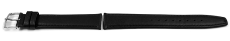 Genuine Lotus Smooth Black Leather Watch Band for 18402