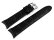Festina F16980 Black Croc Grained Leather Watch Strap