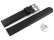 Vegan Quick Release Apple Fibre Black Watch Strap 12mm 14mm 16mm 18mm 20mm 22mm