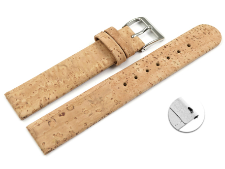 Vegan Quick Release Cork nature Watch Strap 12mm 14mm...