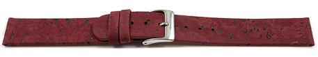 Vegan Quick Release Cork bordeaux Watch Strap 12mm 14mm 16mm 18mm 20mm 22mm