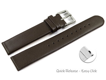 Vegan Quick Release Apple Fibre Dark Brown Watch Strap...