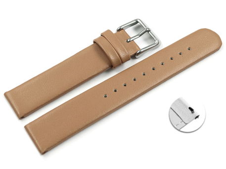 Vegan Quick Release Apple Fibre Light Brown Watch Strap...