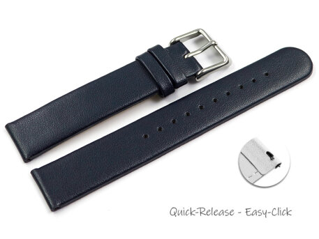Vegan Quick Release Apple Fibre Dark Blue Watch Strap...