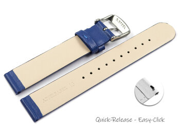 Vegan Quick Release Apple Fibre Blue Watch Strap 12mm 14mm 16mm 18mm 20mm 22mm