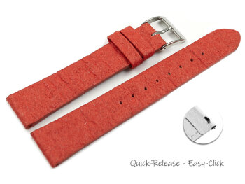 Vegan Quick Release Pineapple Watch Strap Red 14mm 16mm...