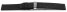Vegan Quick Release Cork Foldover Clasp Black Watch Strap 12mm 14mm 16mm 18mm 20mm 22mm