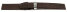 Vegan Quick Release Cork Foldover Clasp Dark Brown Watch Strap 12mm 14mm 16mm 18mm 20mm 22mm