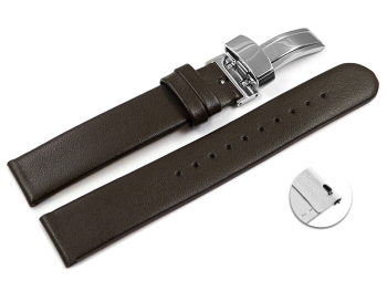 Vegan Quick Release Apple Fibre Dark Brown Watch Strap...