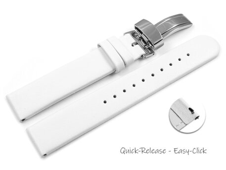 Vegan Quick Release Apple Fibre White Watch Strap...