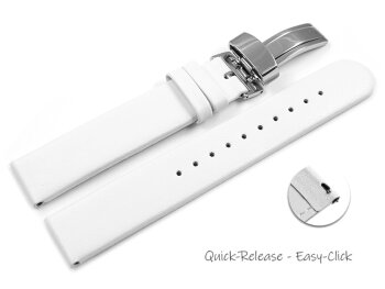 Vegan Quick Release Apple Fibre White Watch Strap...