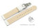 Vegan Quick Release Apple Fibre White Watch Strap Foldover Clasp 12mm 14mm 16mm 18mm 20mm 22mm
