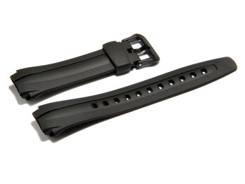 Watch strap Casio f. AQ-160W, AQ-163W, rubber,black