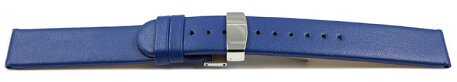 Vegan Quick Release Apple Fibre Blue Watch Strap Foldover Clasp 12mm 14mm 16mm 18mm 20mm 22mm