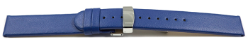 Vegan Quick Release Apple Fibre Blue Watch Strap Foldover Clasp 12mm 14mm 16mm 18mm 20mm 22mm