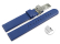 Vegan Quick Release Apple Fibre Blue Watch Strap Foldover Clasp 12mm 14mm 16mm 18mm 20mm 22mm