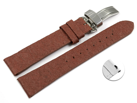 Light Brown Vegan Quick Release Pineapple Watch Strap...