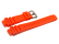 Watch strap Casio for G-9100R-4, rubber, orange