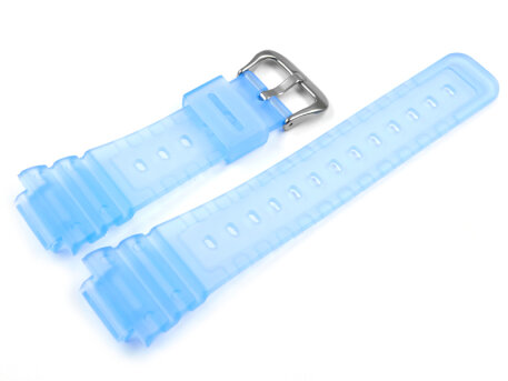 Light Blue Resin Watch Strap Casio for DW-5600LS-2