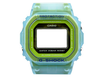 Light Blue Resin Watch Case Casio for DW-5600LS-2