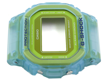 Light Blue Resin Watch Case Casio for DW-5600LS-2