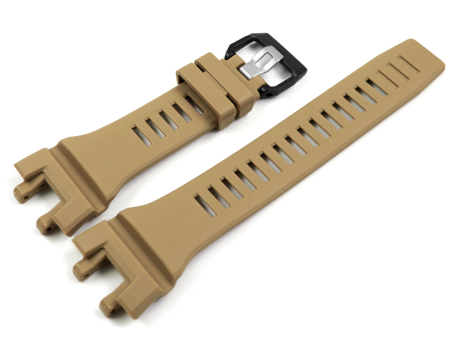 Casio G-Squad Replacement Beige Resin Watch Strap...