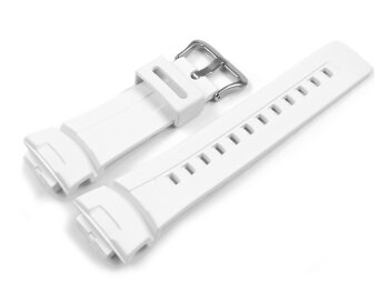Genuine Casio White Resin Watch Strap G-100CU-7A