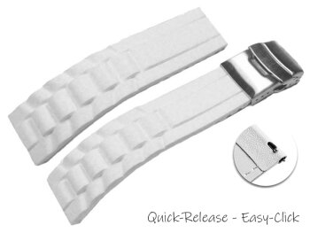 Quick Release Deployment clasp Silicone Design Waterproof...