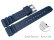Quick Release Watch strap Silicone Sport Waterproof blue 18mm 20mm 22mm 24mm