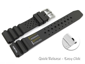 Quick Release Watch strap Silicone Sport Waterproof grey...