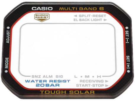 Genuine Casio Replacement Watch Glass Crystal for GW-M5610-1