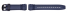 Watch strap Casio for HDD-600C, rubber, blue