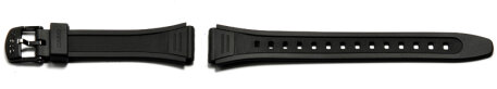 Casio Watch strap for W-201, W-201G, rubber, black
