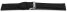 Black Vegan Cork Lightly padded Watch Strap 14mm 16mm 18mm 20mm 22mm