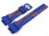 Genuine Casio G-Squad  "Dagger" Blue Resin Watch Band for GBA-800DG-2A