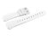 Casio Shiny White Resin Watch strap for BG-169R, BG-169WV