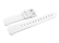 Casio Shiny White Resin Watch strap for BG-169R, BG-169WV